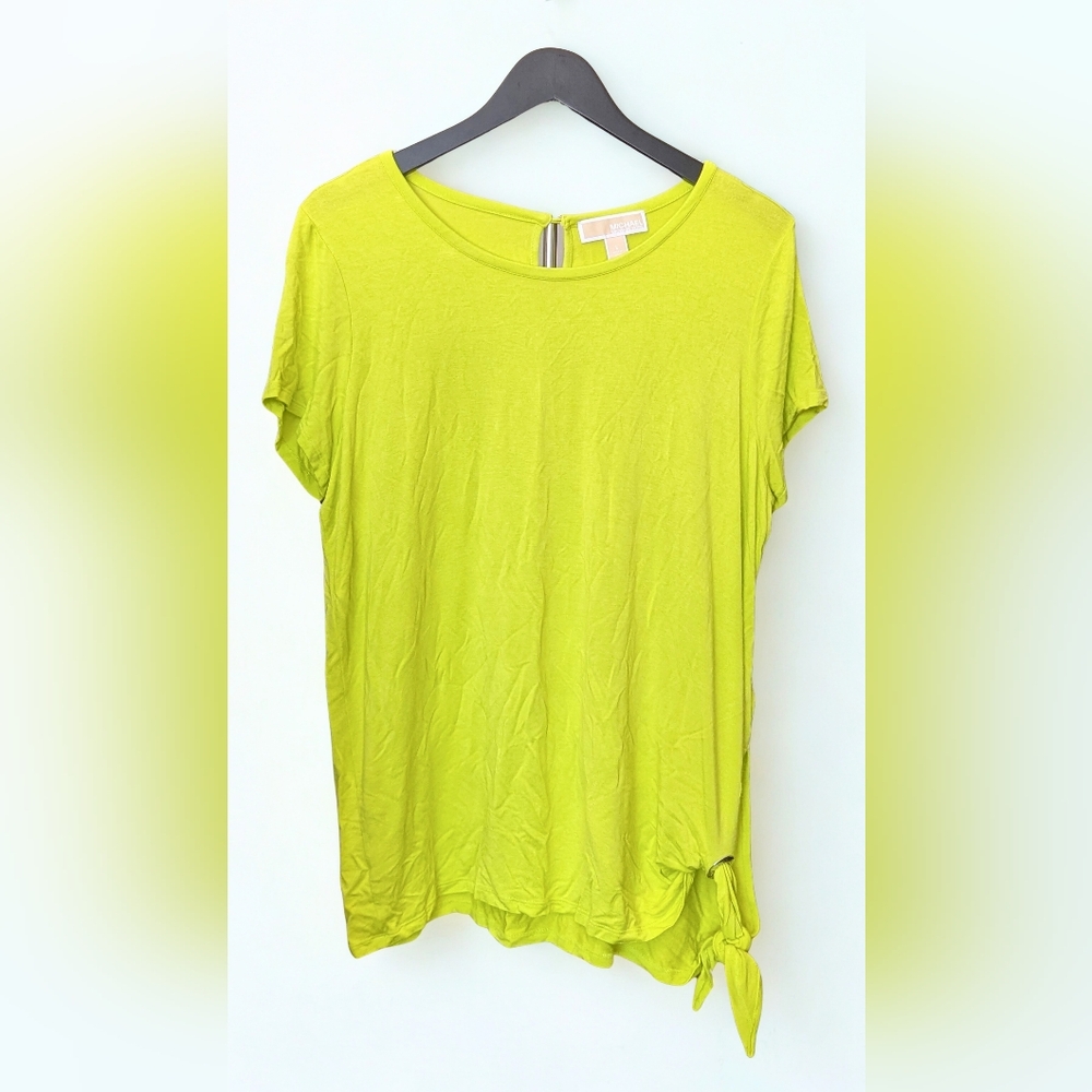 Michael Kors Yellow Short Sleeve Tee
